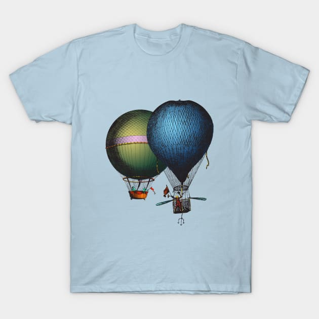 Two Flying Machines T-Shirt by Dez53